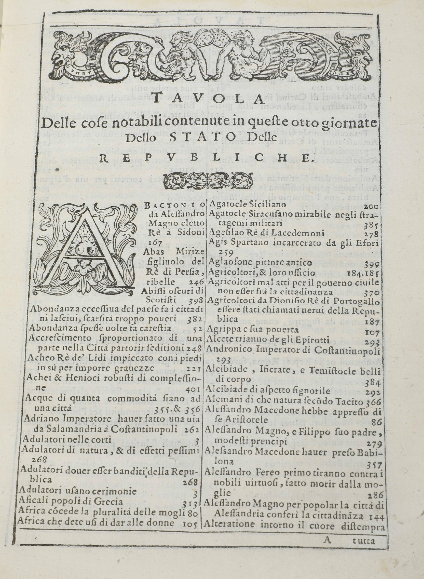 Di Gozze Nicolò Vito di Gozze (1549 - 1610) dello Stato delle Repubbliche Secondo la Mente di Ari...