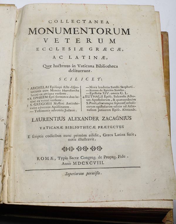 Tre edizioni del XVII-XVIII secolo di argomento religioso