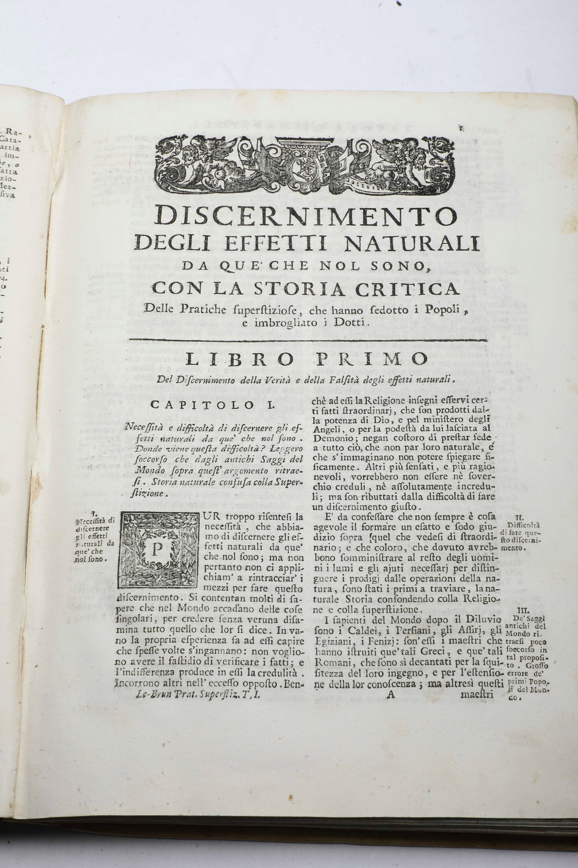 Le Brun Pierre (1661-1729) Storia Critica delle Pratiche Superstiziose...in Mantova, a Spese di D...