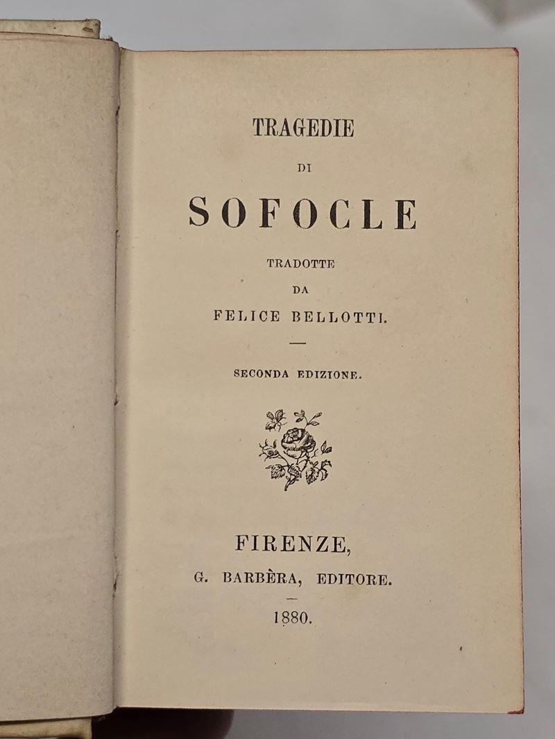 Grande collezione di tascabili Barbera di argomento poetico-letterario Firenze, Barbera, II metà del XIX secolo  - Asta Libri antichi e rari sotto l'ombrellone - Cambi Casa d'Aste