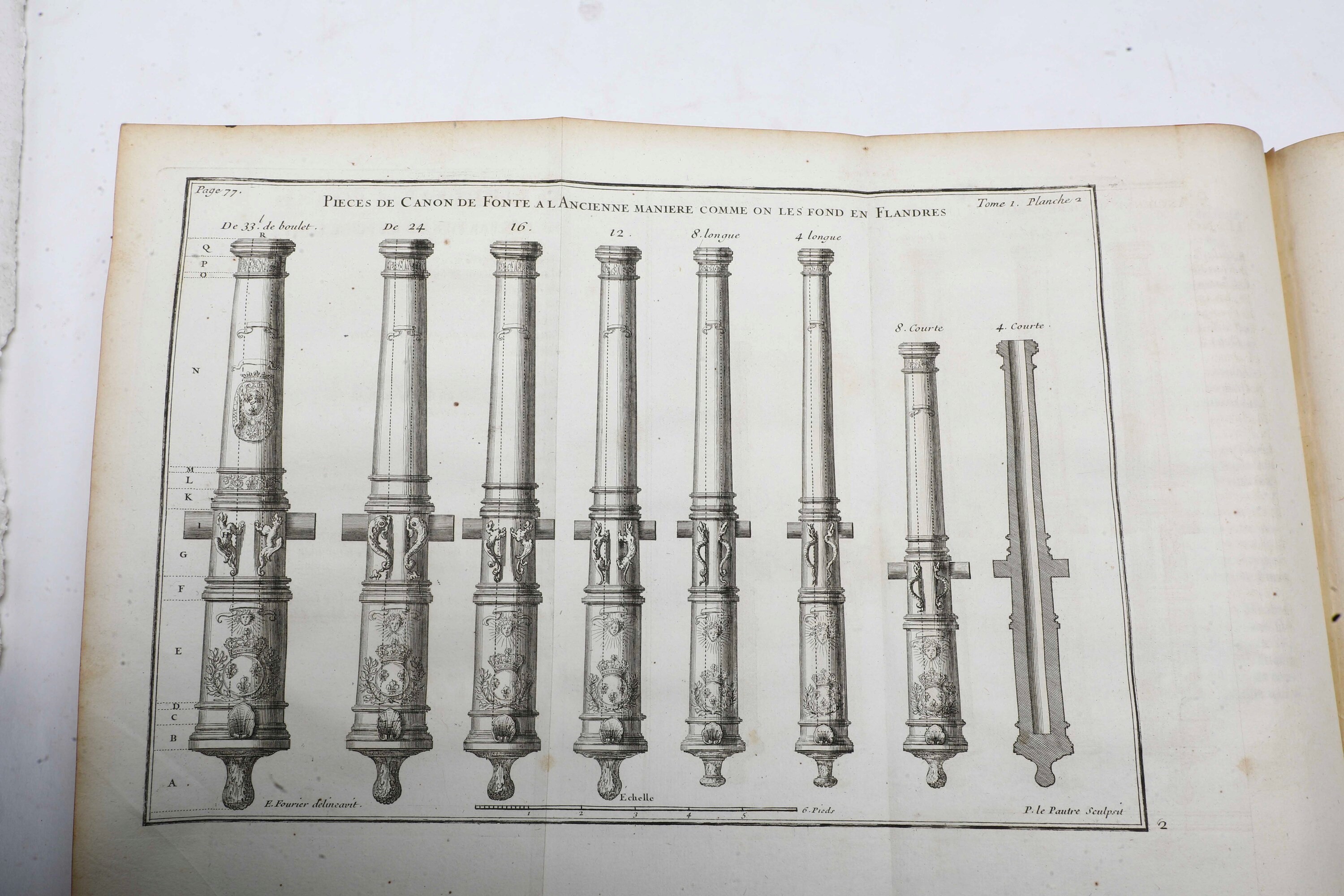 Surirey De Saint-remy Pierre (1644-1716) Memoires D'artillerie..a Paris, Chez Charles-antoine Jom...