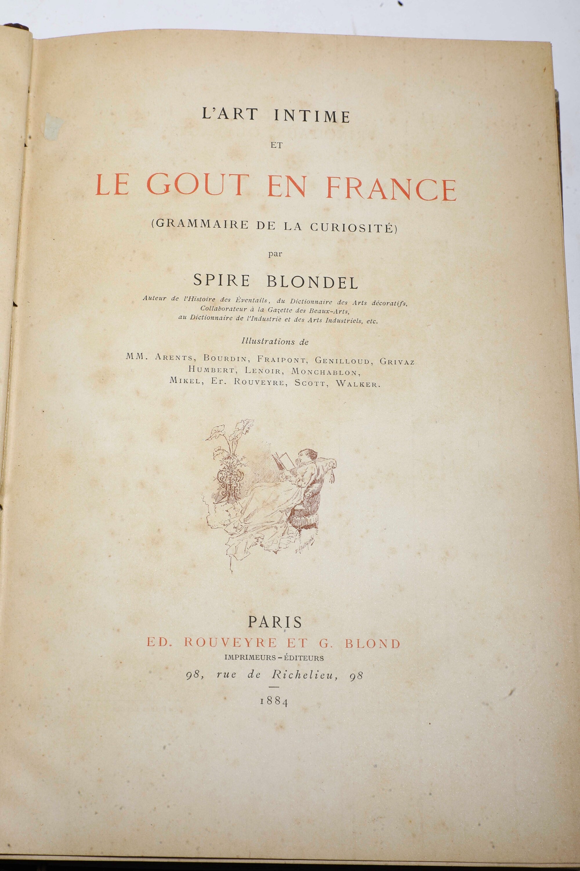Montrosier Eugene Les Artistes Modernesparis, H. Launette Editeus, 1882
