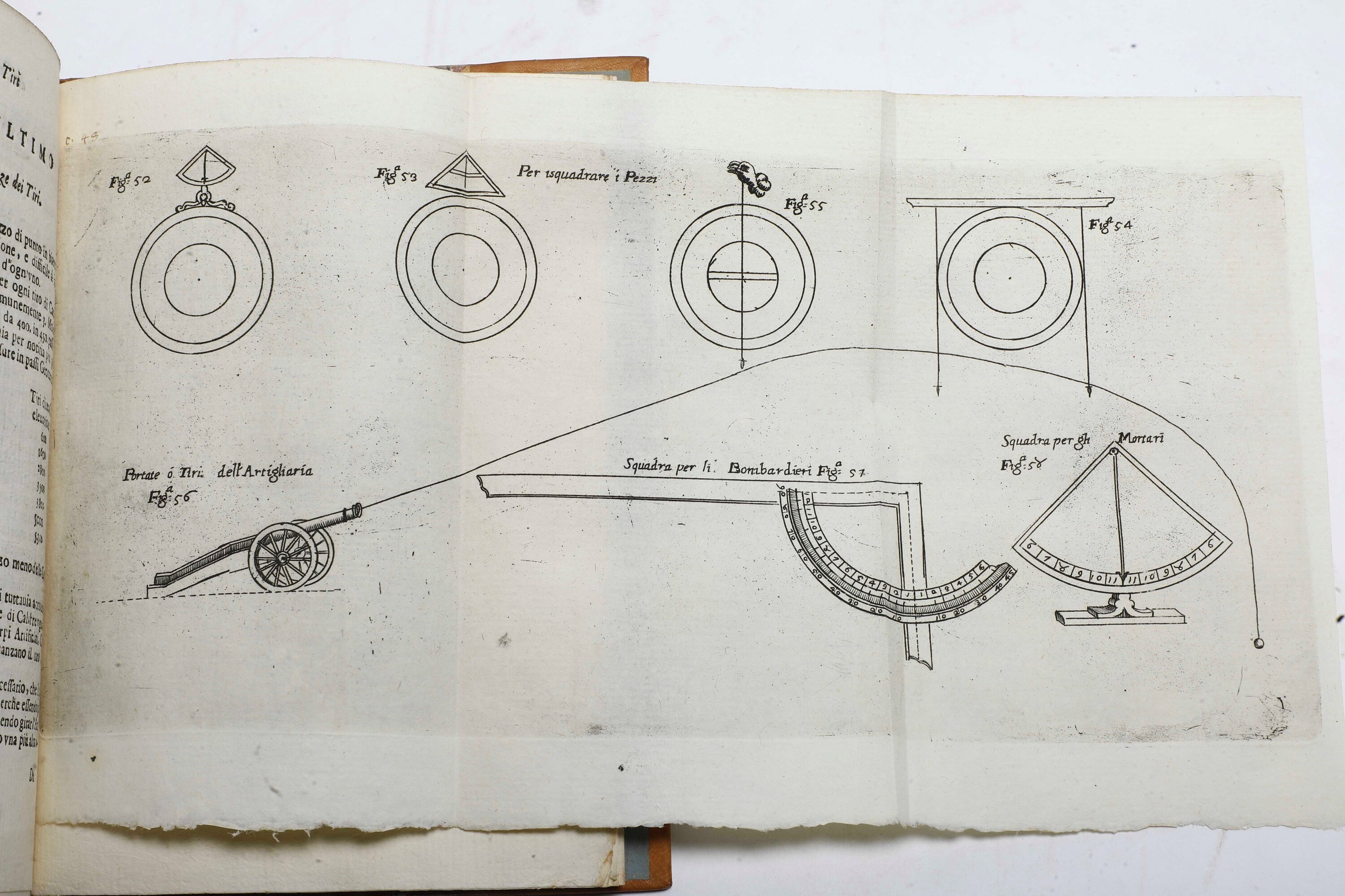 Moretti Tommaso Trattato Dell'artiglieria..in Brescia, per Gio. Battista Gromi, 1672