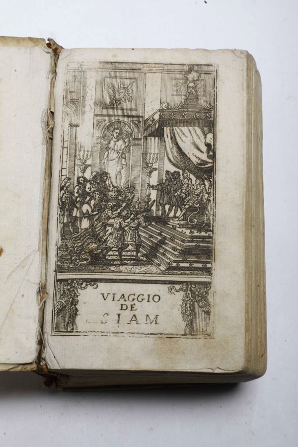 Tachard Guy (1651-1712) / Frescot Casimiro (1640-1720 Il viaggio di Siam dee' padri Gesuiti.. In Milano, nelle stampe dell'Agnelli, 1693