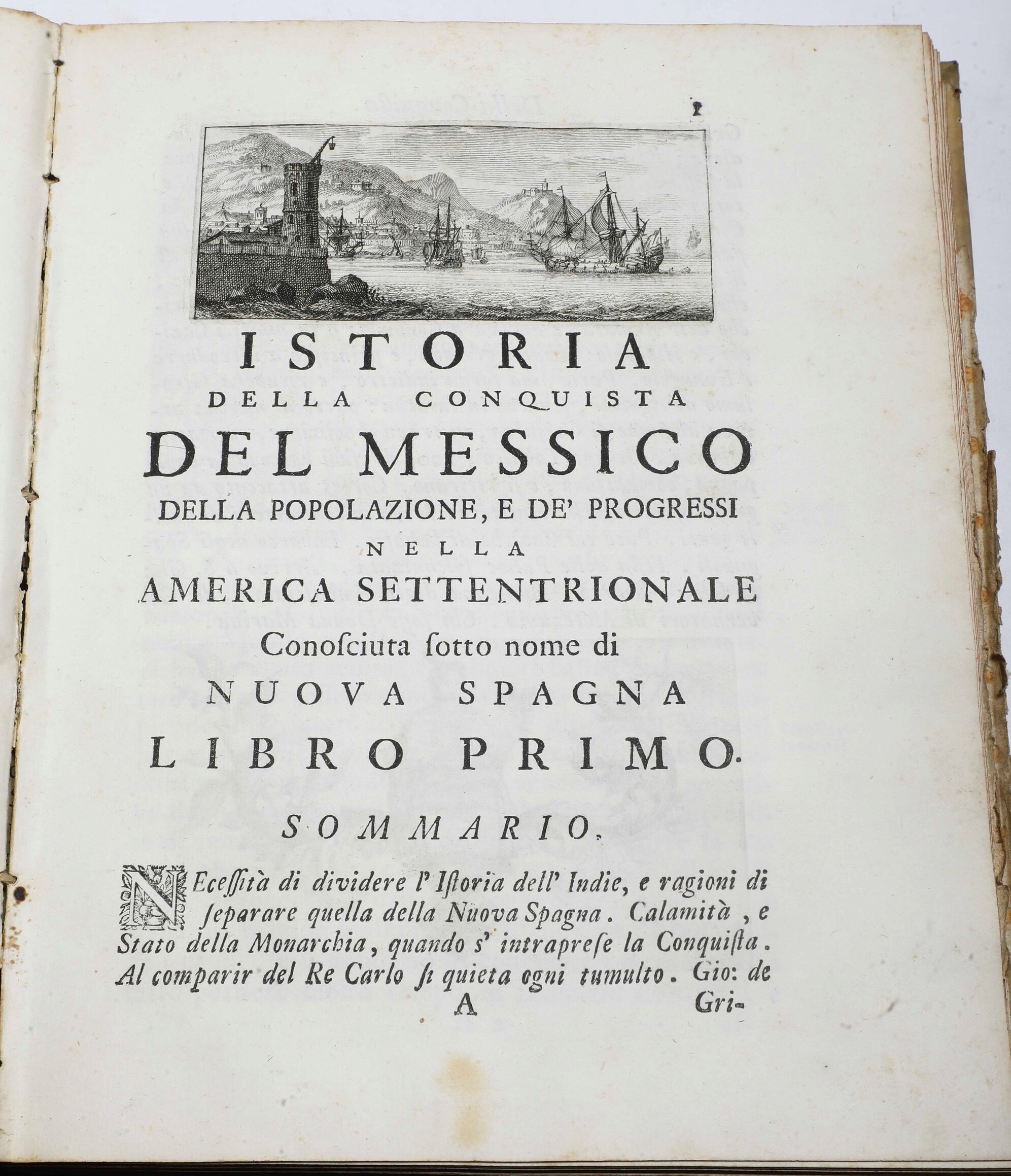 De Solis Don Antonio (1610-1686) Istoria della Conquista del Messino..in Firenze, nella Stamperia...