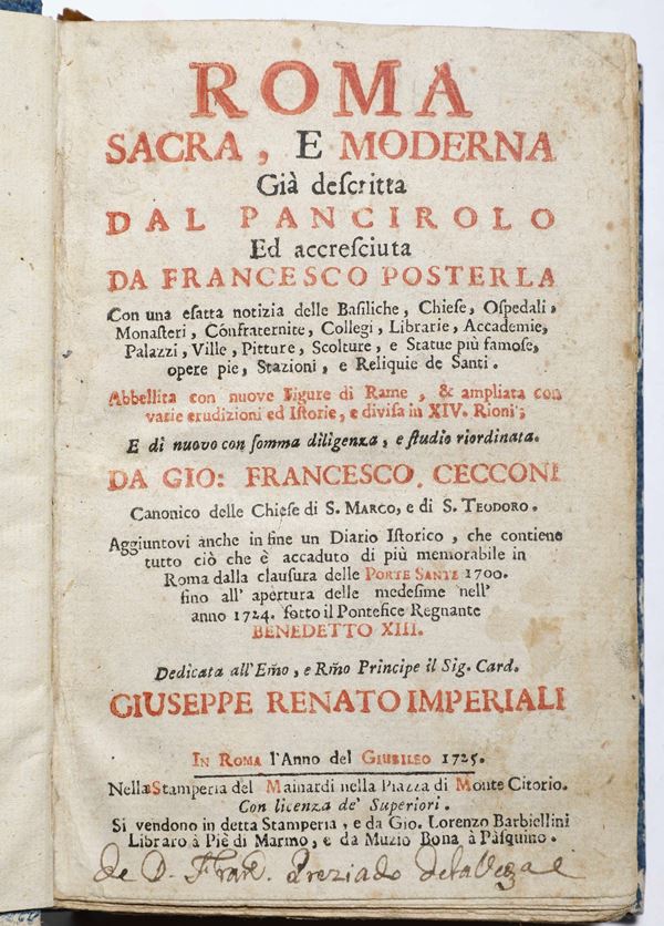 Freschot Casimir (1640-1720) L'Etat du siege de Rome A Cologne, Chez Pierre Marteau, 1707