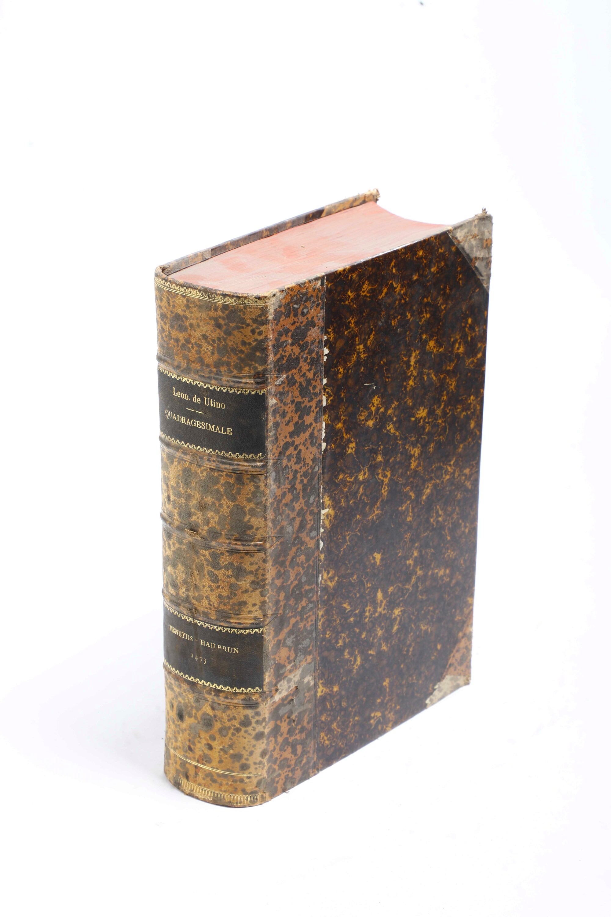 Matthei De Utino Leonardus (1400-1469) Sermones De Legibus (quadragesimale)venezia, per Franciscu...