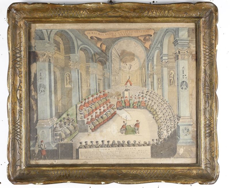 El Sacrosanto Concilio General de Trento  - Asta Stampe Antiche e Moderne - Cambi Casa d'Aste