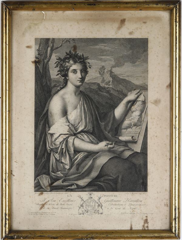Raphael Morgen (1866-1922) da Giovanni Hamilton (1723-1798) Allegoria della pittura