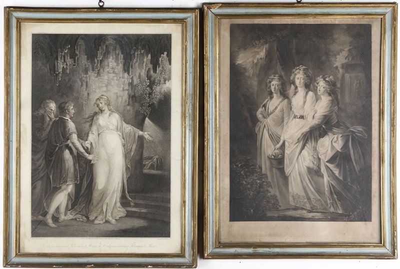Due belle incisioni neoclassiche  - Auction Old and Modern Prints - Cambi Casa d'Aste