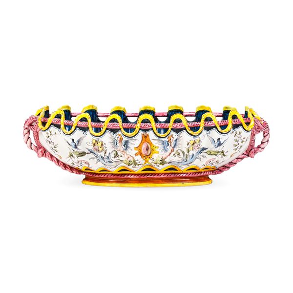 Giardiniera.  Doccia, Manifattura Ginori, 1881-1882 circa (modello); 1882-1883 circa (decoro). 