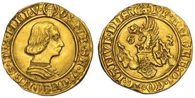 Milano. Galeazzo Maria Sforza, 1466-1476. Ducato (primo Tipo).