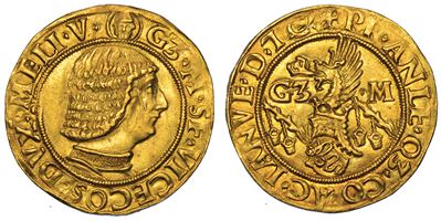 Milano. Galeazzo Maria Sforza, 1466-1476. Ducato (quarto Tipo).