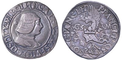 Milano. Galeazzo Maria Sforza, 1466-1476. Testone o Lira.