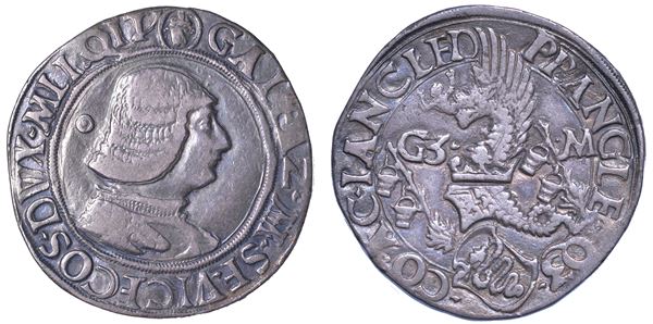 MILANO. GALEAZZO MARIA SFORZA, 1466-1476. Testone o lira.