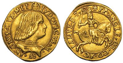 Milano. Ludovico Maria Sforza Detto il Moro, 1494-1500. Doppio Ducato.