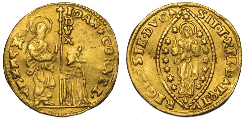 VENEZIA. GIOVANNI CORNER II, 1709-1722. Zecchino.  - Auction Numismatics - Cambi Casa d'Aste