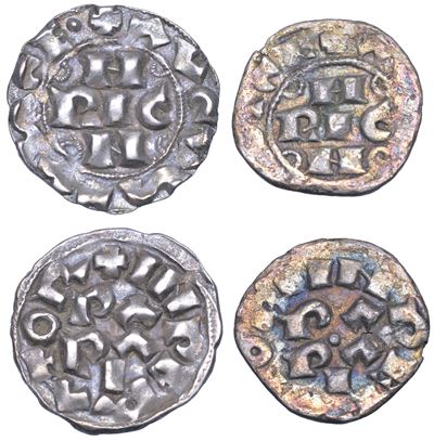 Pavia. Enrico III di Franconia, 1056-1106. Lotto di Due Esemplari.