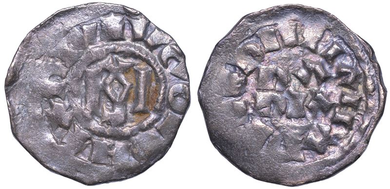 PAVIA. UGO e LOTARIO II, 931-947. Denaro.  - Auction Numismatics - Cambi Casa d'Aste