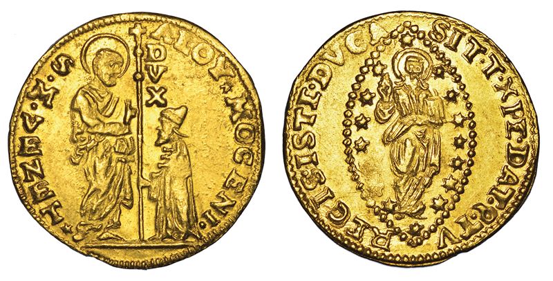 VENEZIA. ALVISE III MOCENIGO, 1722-1732. Zecchino.  - Auction Numismatics - Cambi Casa d'Aste