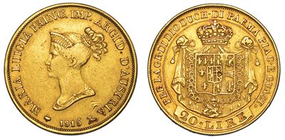 Parma. Maria Luigia D'austria, 1815-1847. 20 Lire 1815.