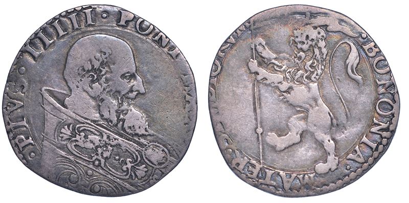STATO PONTIFICIO. PIO V, 1566-1572. Bianco. Bologna.  - Asta Numismatica - Cambi Casa d'Aste