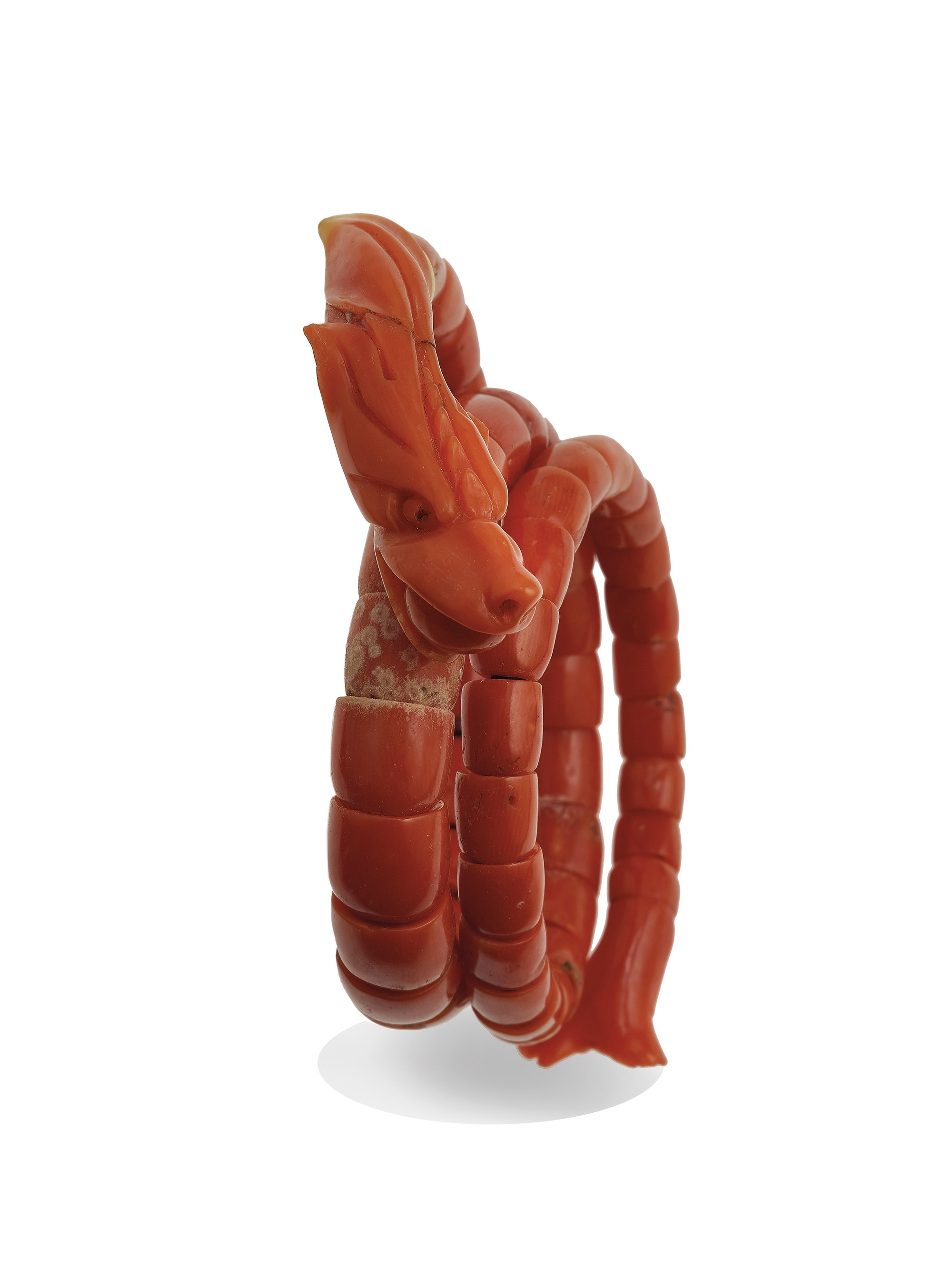 Bracciale “Drago” in corallo