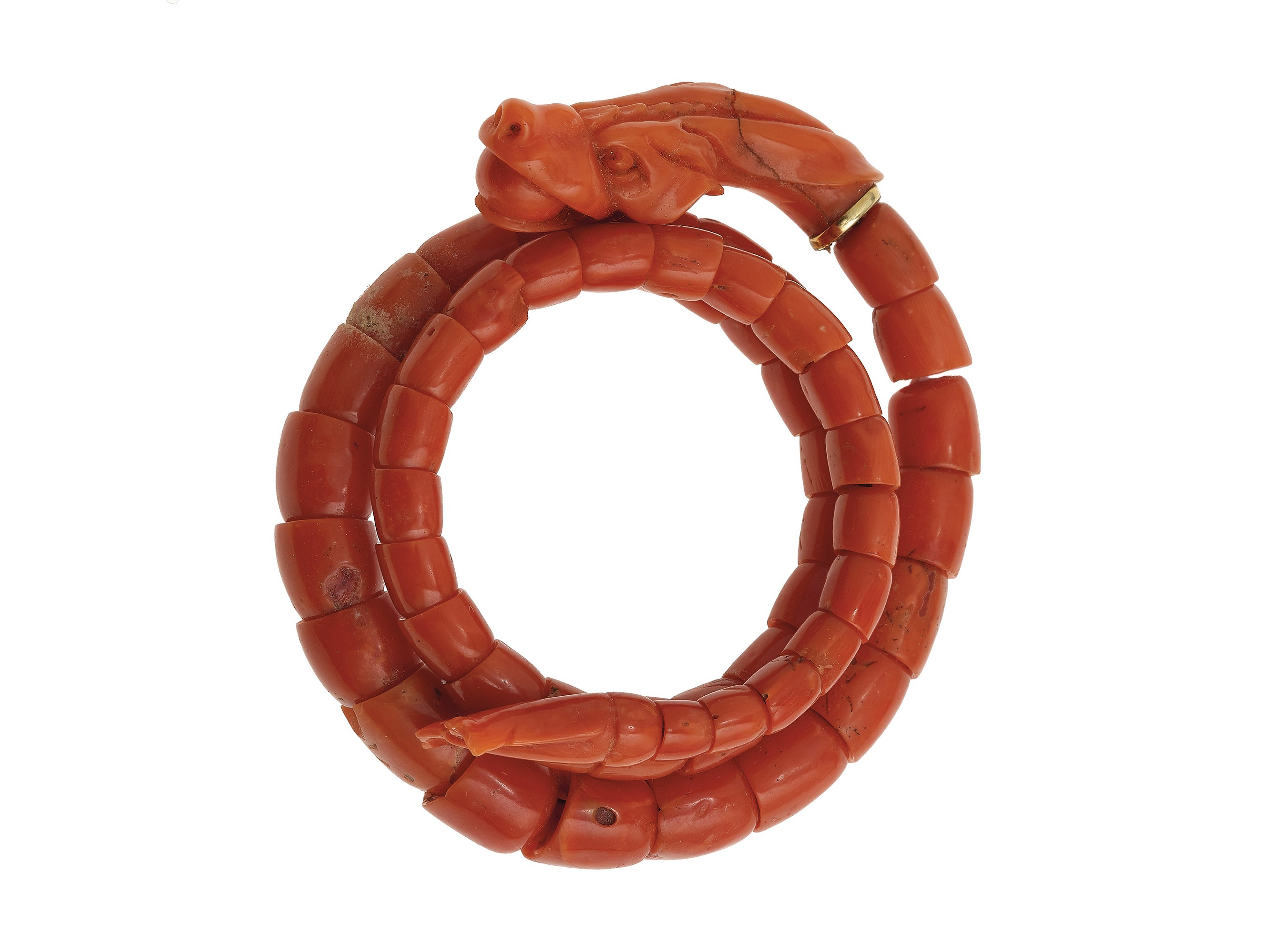 Bracciale “Drago” in corallo