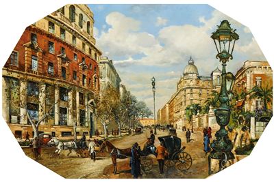 Giuseppe De Winter Via Vittorio Veneto, Roma