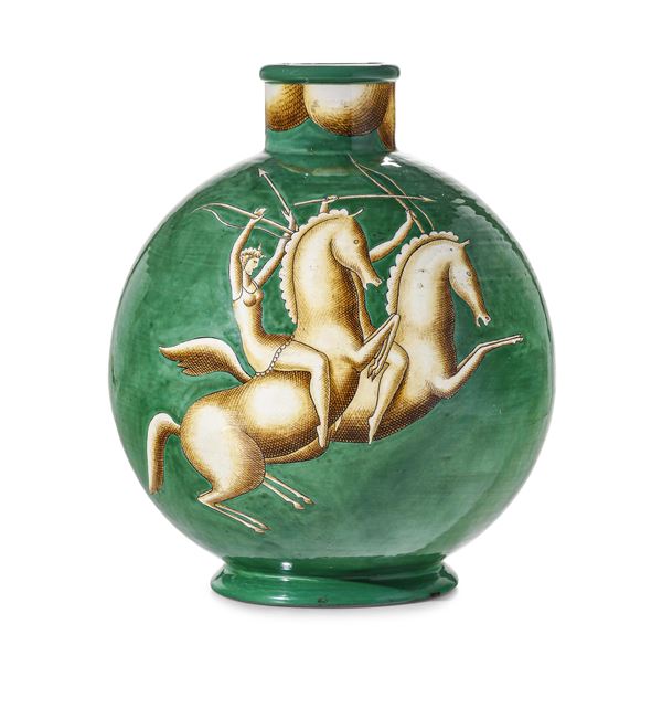 Gio Ponti - Richard Ginori, Pittoria di Doccia, Sesto Fiorentino 1928 ca Il trionfo delle amazzoni