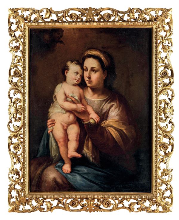 Scuola del XVIII secolo Madonna con il Bambino