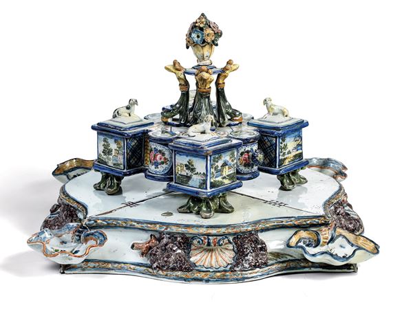 Grande elemento decorativo da tavolo, XIX e XX secolo