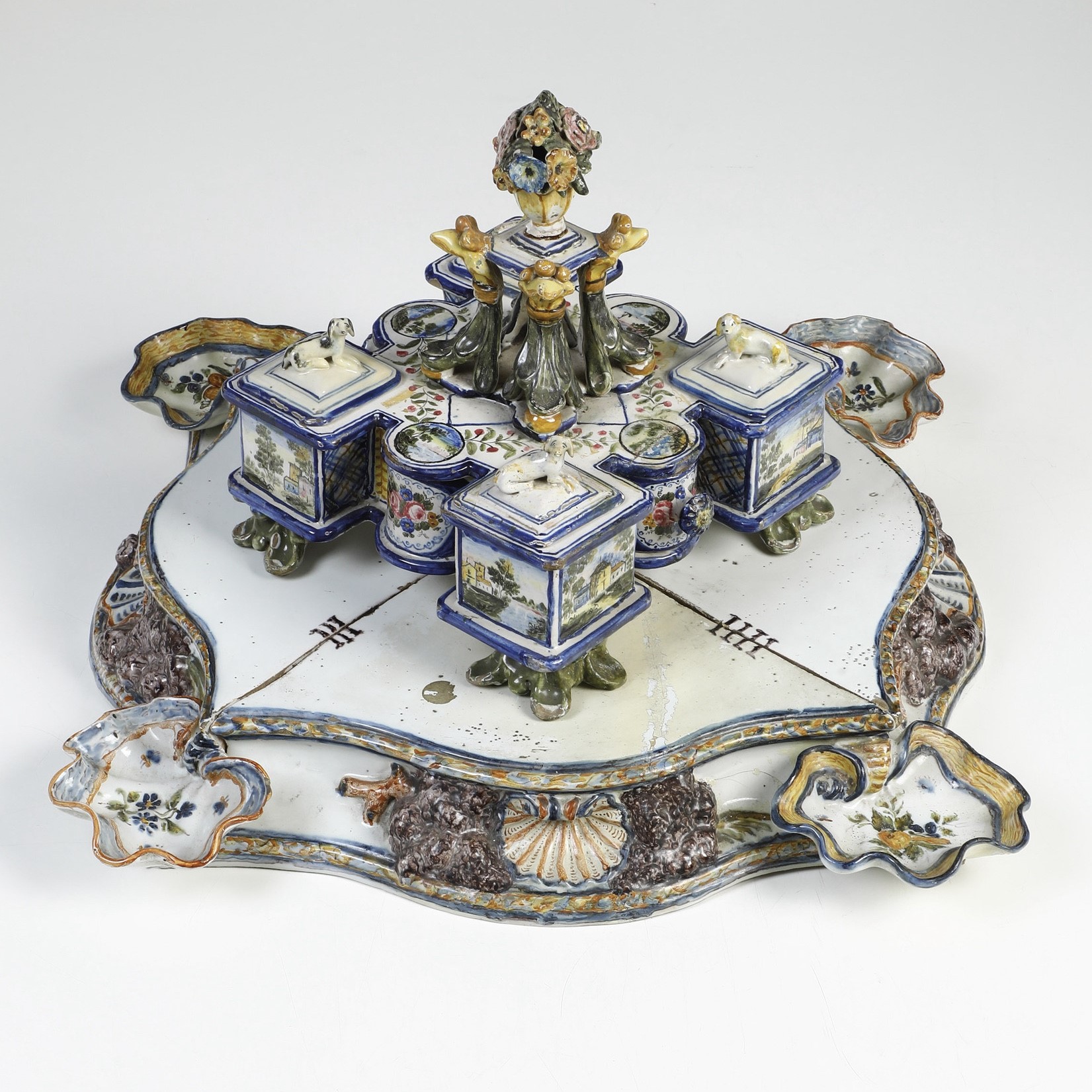 Grande Elemento Decorativo da Tavolo, XIX e XX Secolo