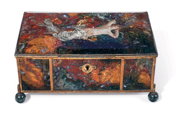 Scatola in agata. XIX-XX secolo