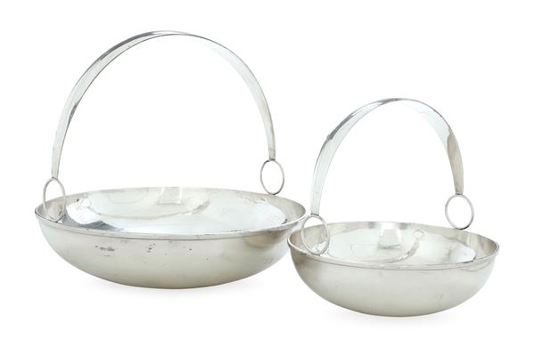 Due cestini. Argenteria milanese del XX-XXI secolo per gioielleria Teghini, Firenze