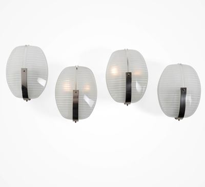 Quattro Lampade a Parete Mod. Lambda