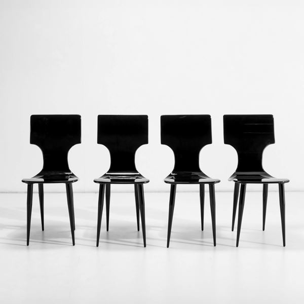 Piero Fornasetti - Quattro sedie