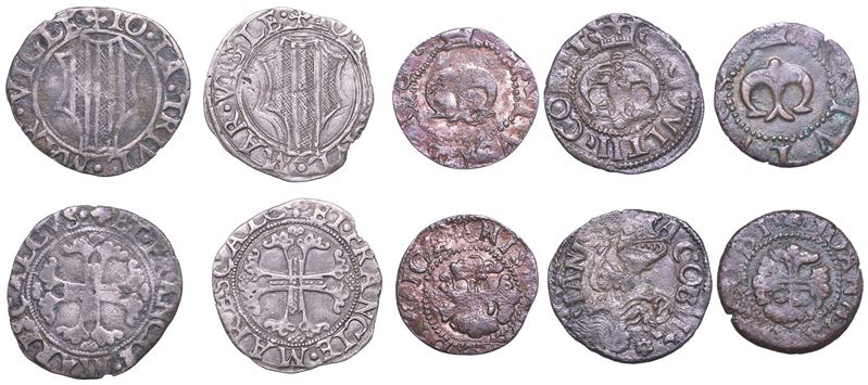 MESOCCO. Lotto di cinque monete.  - Asta Numismatica - Cambi Casa d'Aste