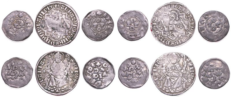 PAVIA. Lotto di sei monete.  - Auction Numismatics - Cambi Casa d'Aste