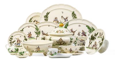 Servizio da Tavola "vecchia Milano"laveno, Manifattura Società Ceramica Italiana, 1930-1940 Circa...