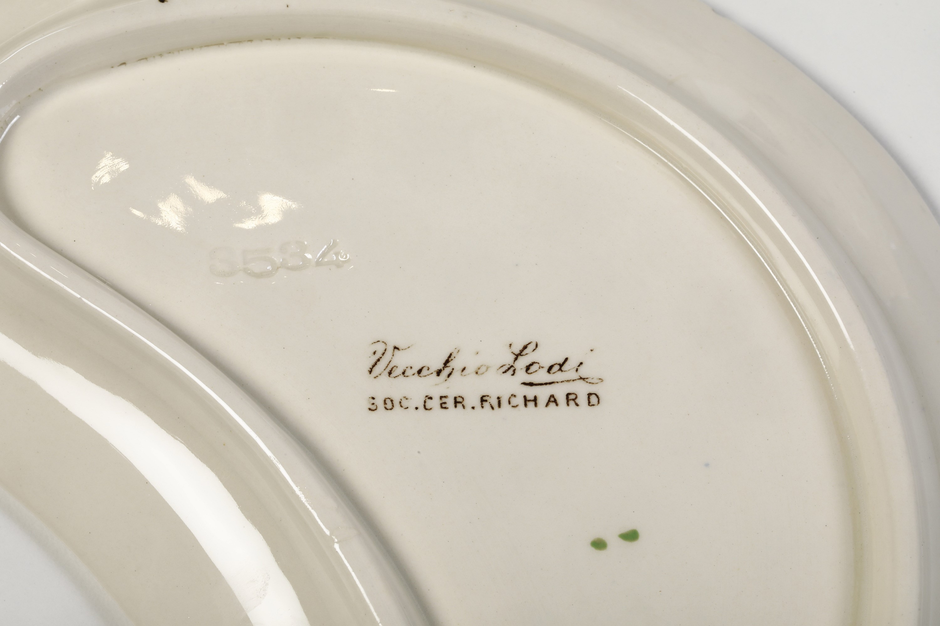 Servizio da Tavola "vecchio Lodi"milano, Società Ceramica Richard, Verso il 1900