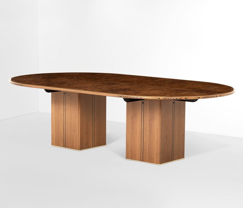 Afra e Tobia Scarpa : Grande tavolo della serie Artona.  - Asta Design - Cambi Casa d'Aste