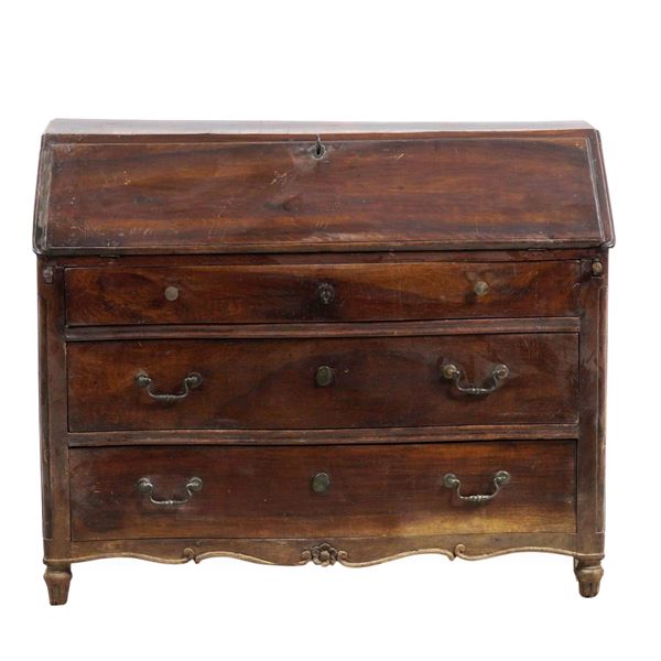 Ribalta lastronata in noce, XIX secolo