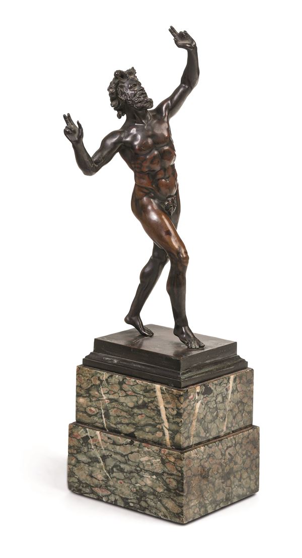 Fauno danzante. Fonditore del XIX-XX secolo