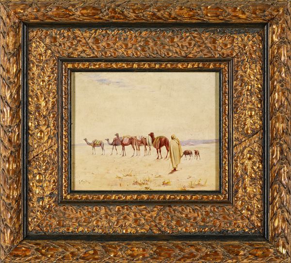 Cammellieri nel deserto