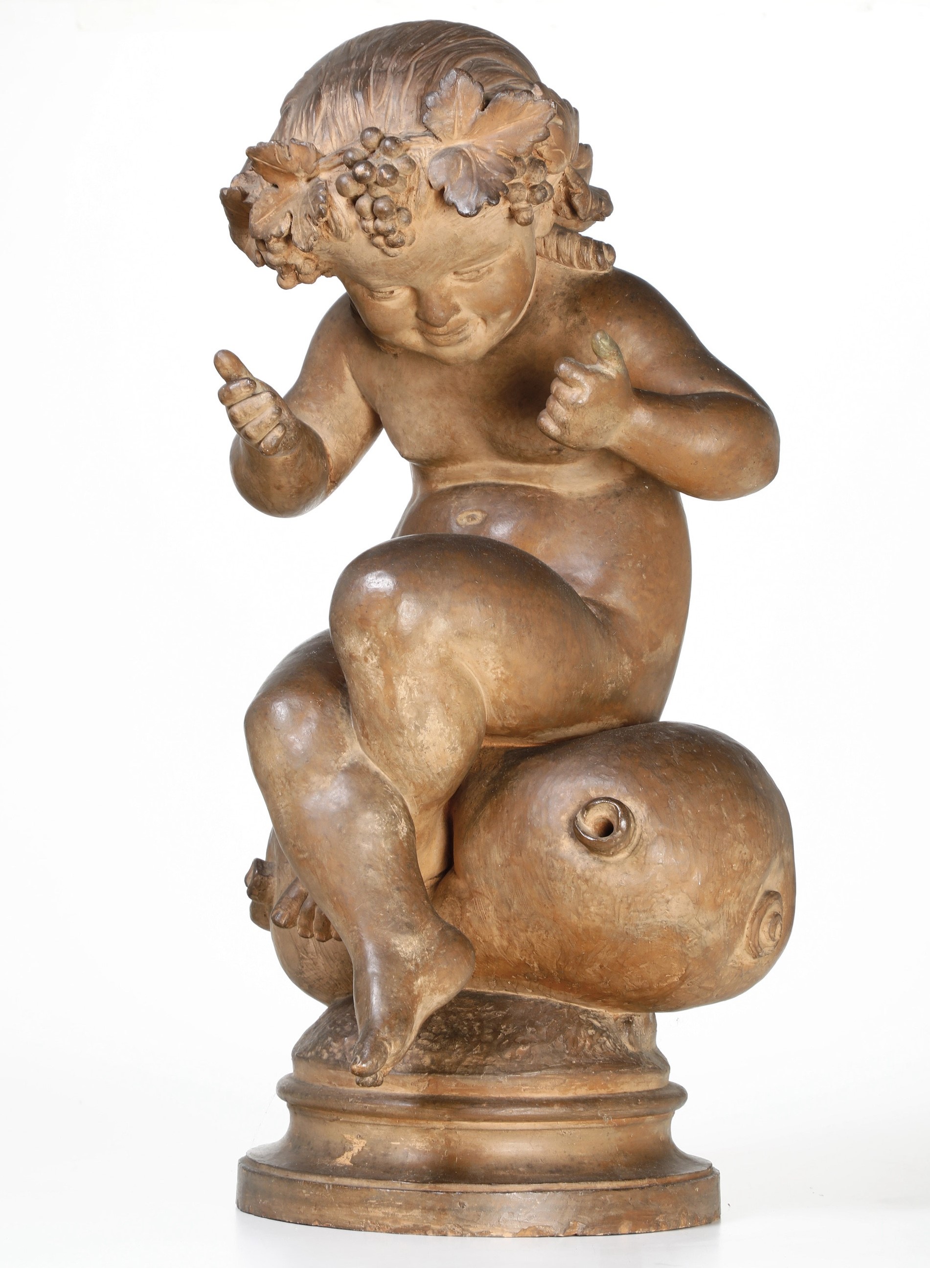 Bacco Giovinetto. Firmato Felix Sanzel 1861