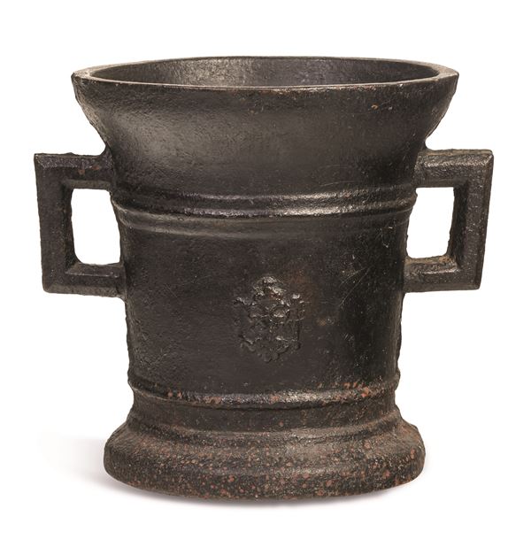 Mortaio. Fonditore del XVIII secolo