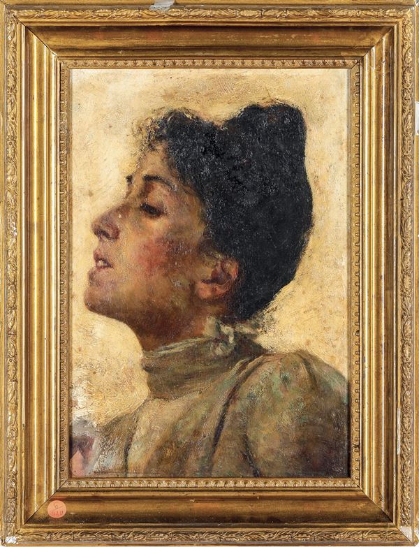 Anonimo del XIX-XX secolo Ritratto femminile