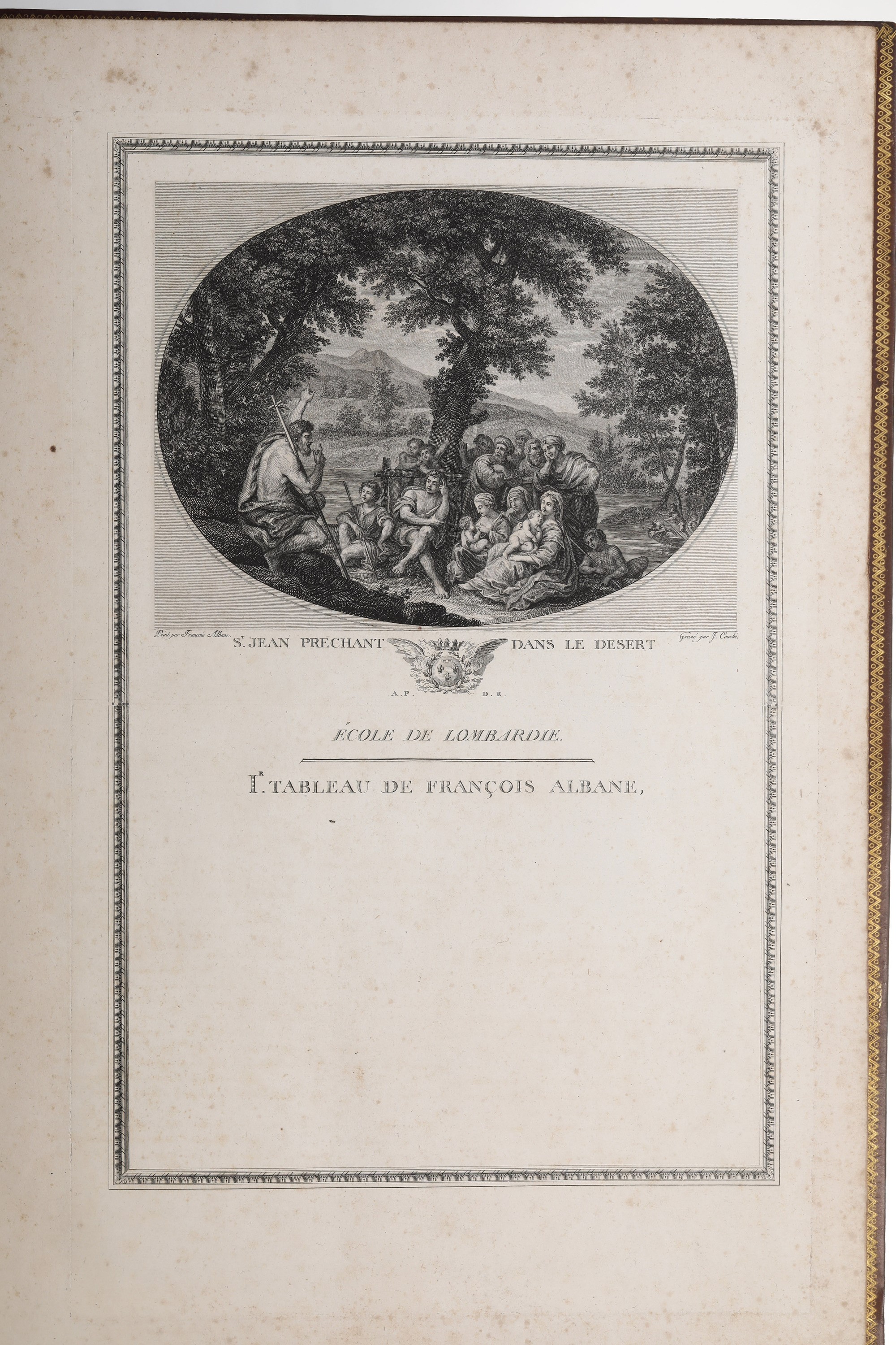 Jean Couche “galerie Du Palais Royal”, Solo Vol. II. Presumibilmente 1786. in 2°, 520 X 330 MM. M...
