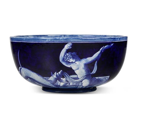 Gio Ponti - Richard Ginori, Pittoria di Doccia, Sesto Fiorentino 1925 ca Il putto con il cane